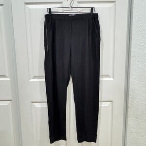 The Kooples Black‎ Trousers Womens Size 42 Relaxed Fit Elastic Waist